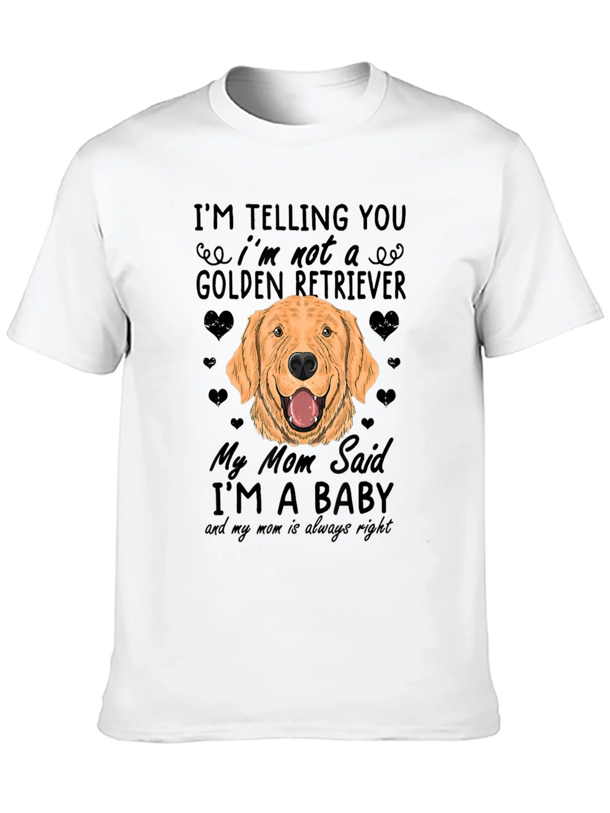 Funny Golden Retriever Dog T-Shirt - Mom Said Im a Baby! product image 9