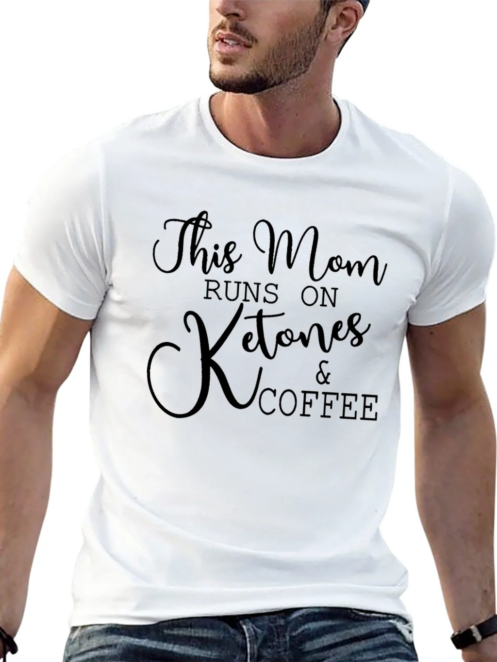 This Mom Runs on Ketones & Coffee T-Shirt product image 12