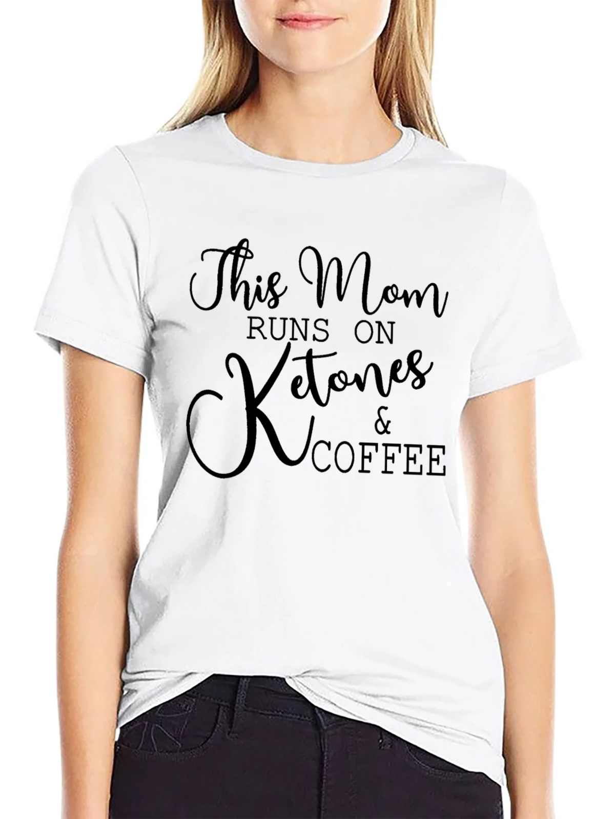 This Mom Runs on Ketones & Coffee T-Shirt product image 8