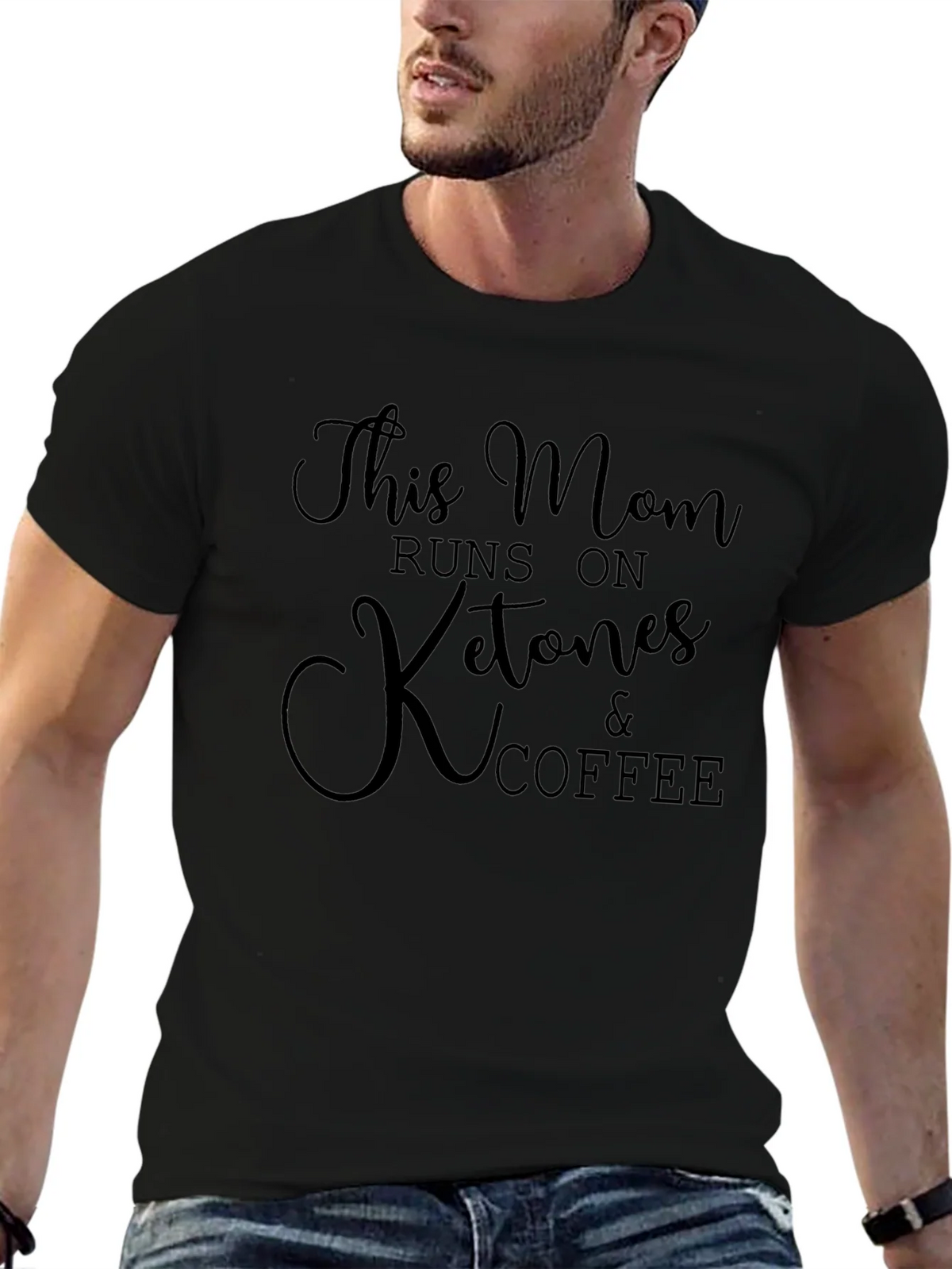 This Mom Runs on Ketones & Coffee T-Shirt product image 6