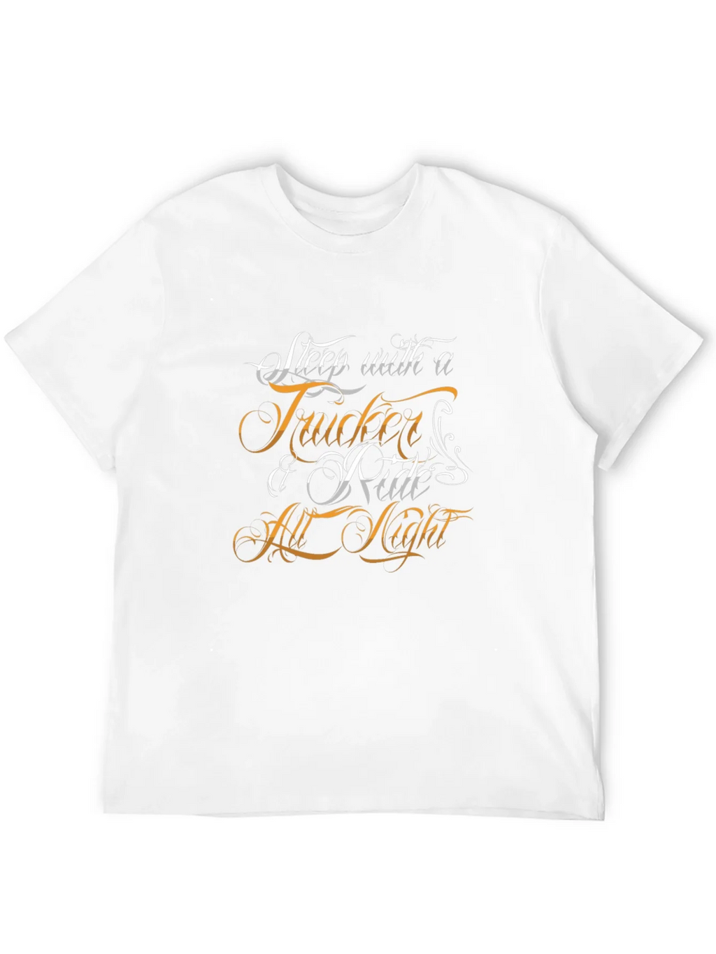 Sleep with a Trucker Graphic T-Shirt product image 10