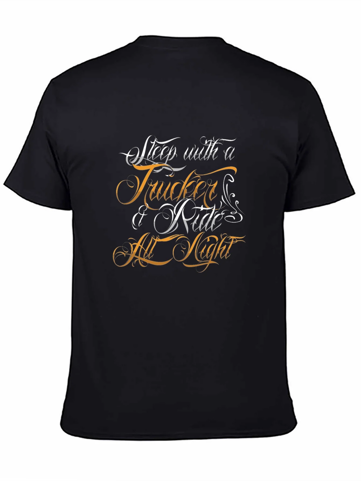 Sleep with a Trucker Graphic T-Shirt product image 3