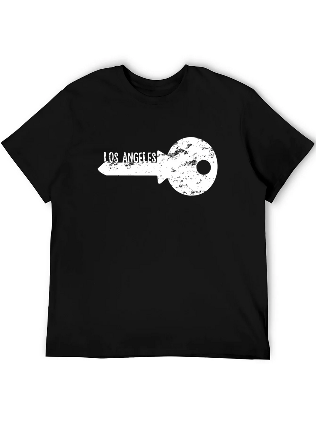 Los Angeles Key Graphic T-Shirt - Black product image 5