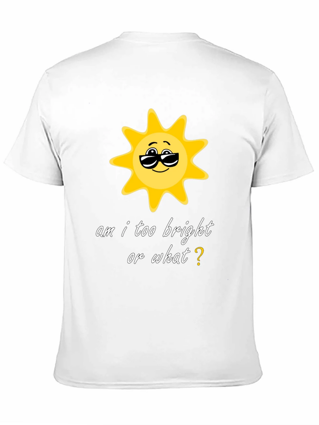Funny Sun Graphic Black T-Shirt product image 10