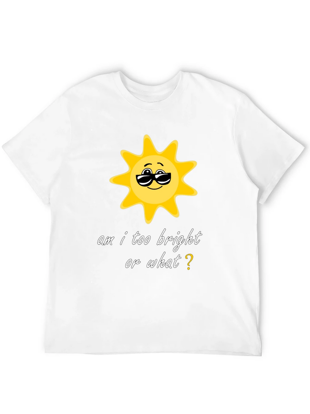 Funny Sun Graphic Black T-Shirt product image 11