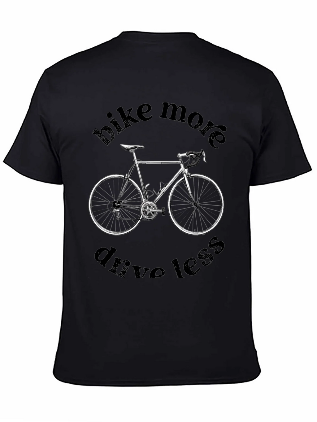 Bike More Drive Less Graphic Tee product image 4