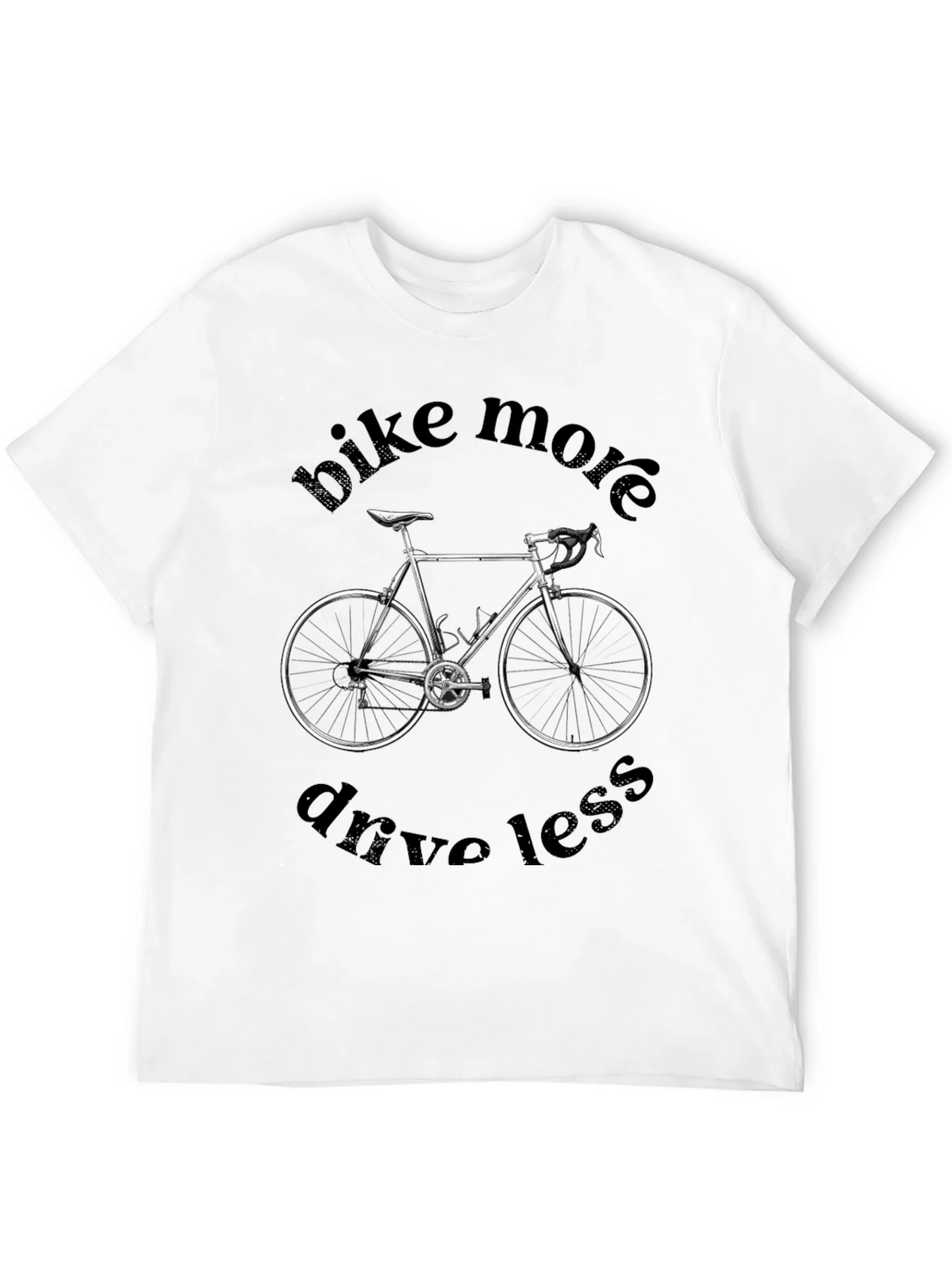 Bike More Drive Less Graphic Tee product image 11