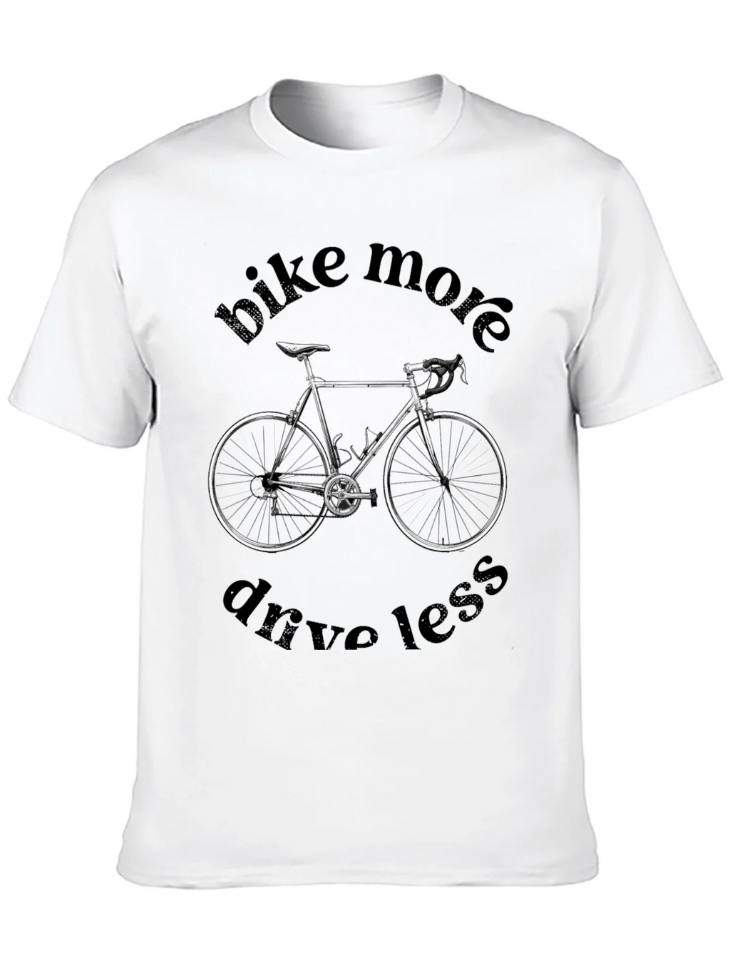 Bike More Drive Less Graphic Tee product image 9