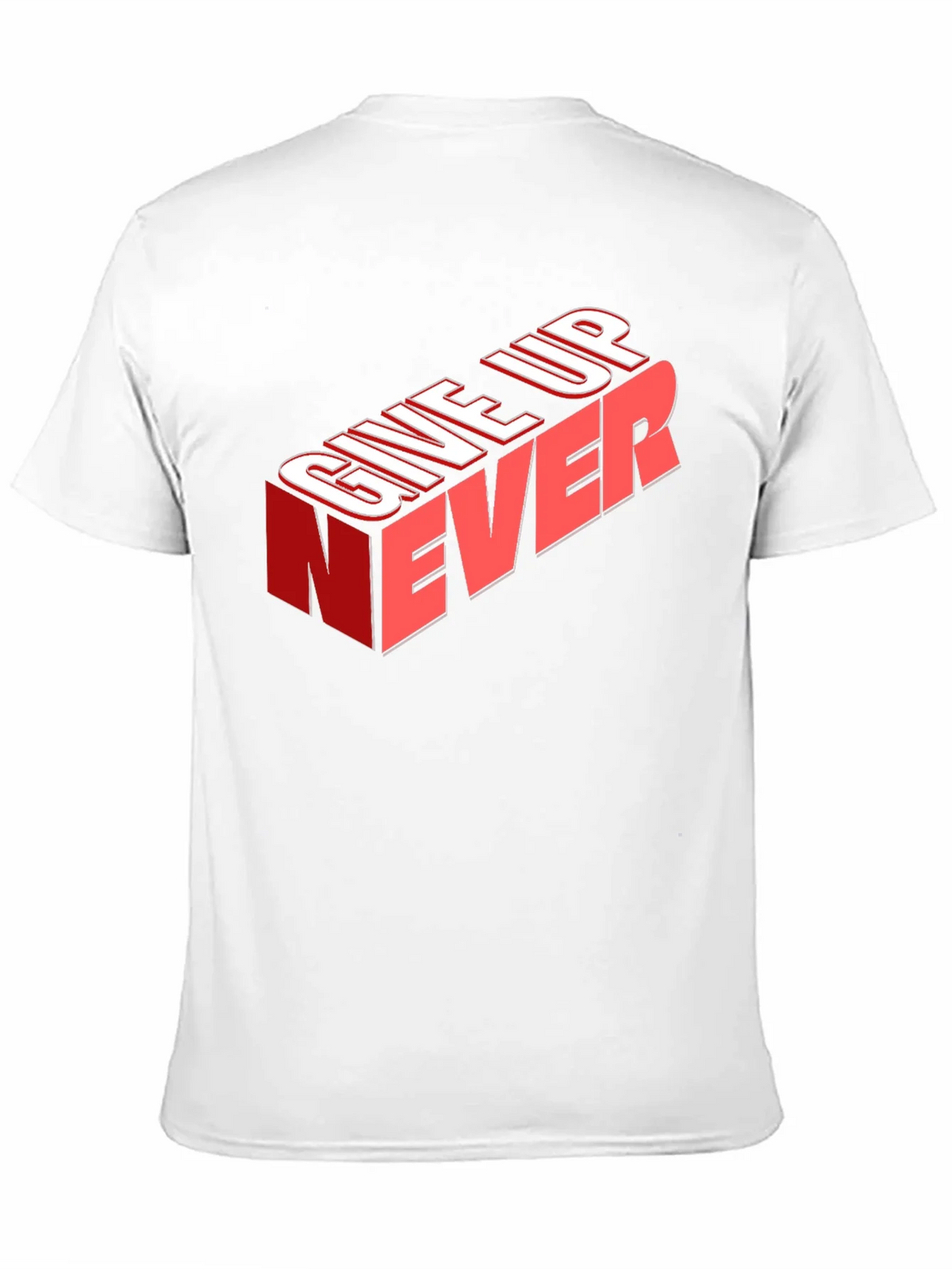 Give Up Never Graphic Tee - Motivational T-Shirt product image 10