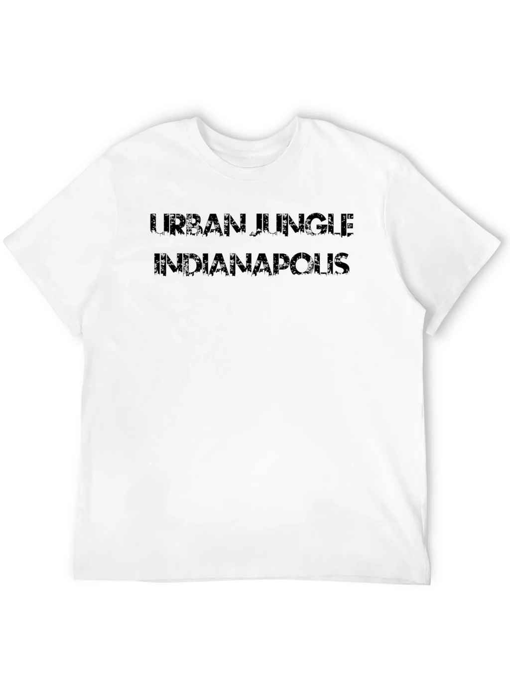 Urban Jungle Indianapolis Black Graphic T-Shirt product image 6