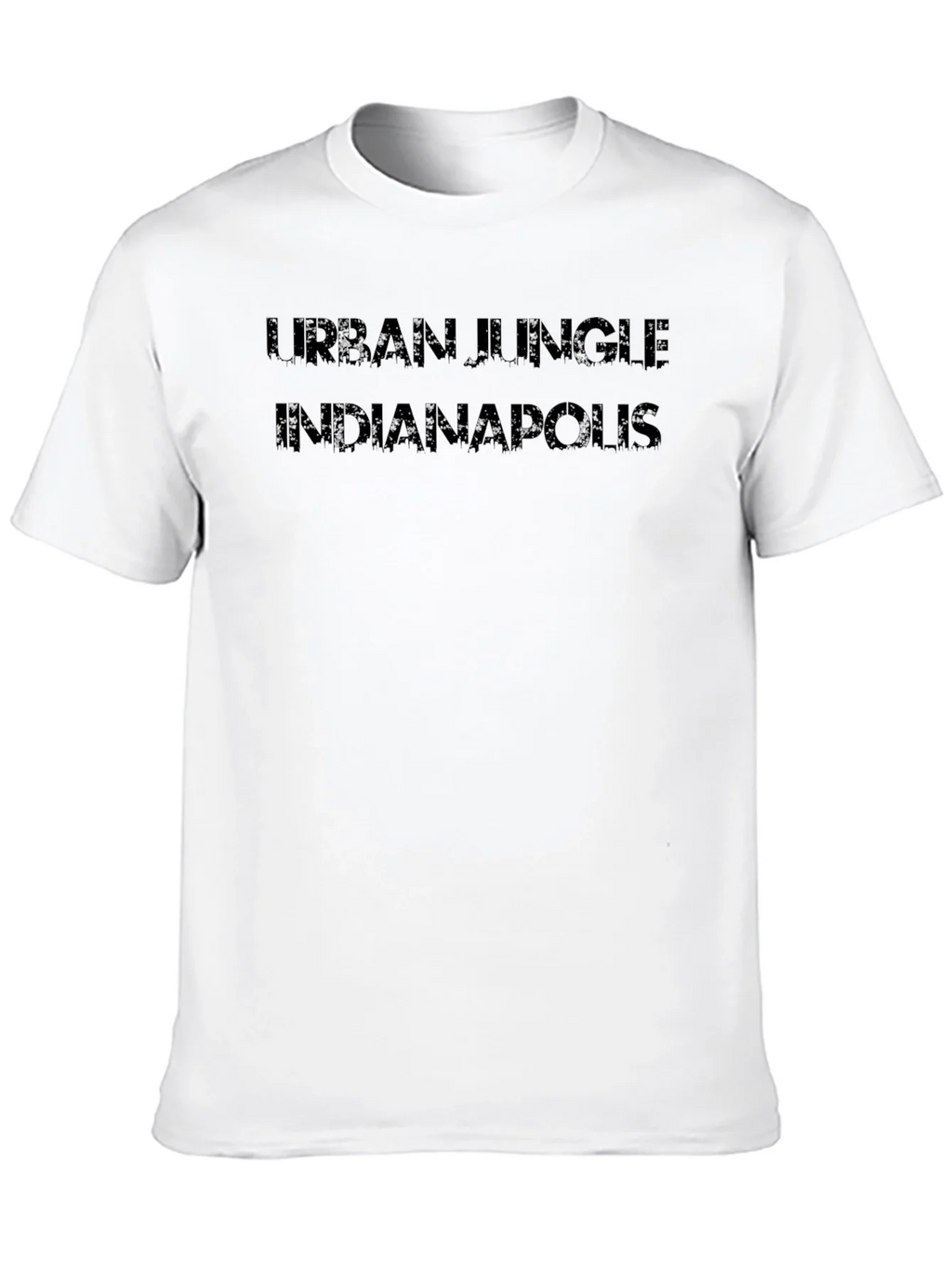 Urban Jungle Indianapolis Black Graphic T-Shirt product image 4