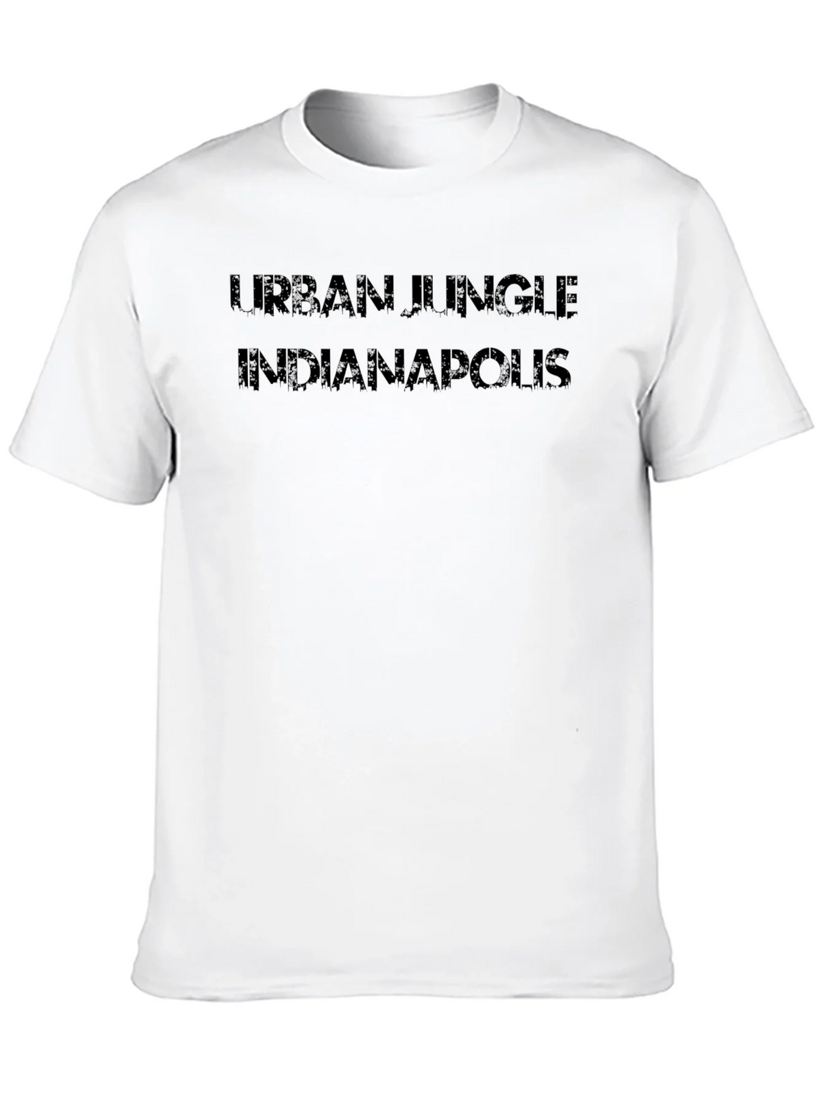 Urban Jungle Indianapolis Black Graphic T-Shirt product image 4