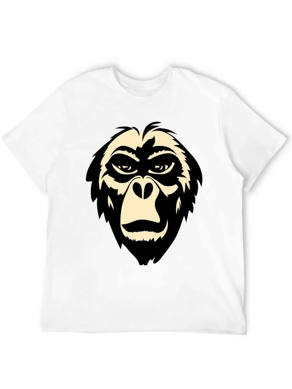 Cool Gorilla Face Graphic Tee - Black T-Shirt product image 11