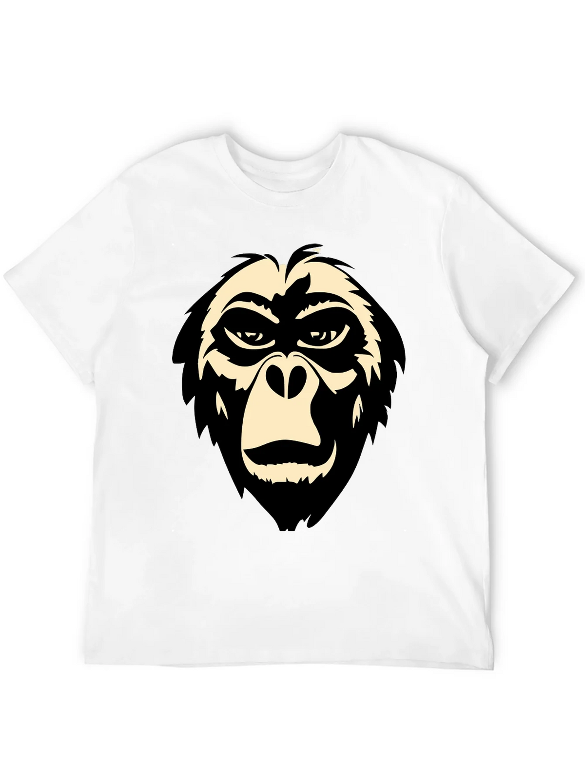 Cool Gorilla Face Graphic Tee - Black T-Shirt product image 11