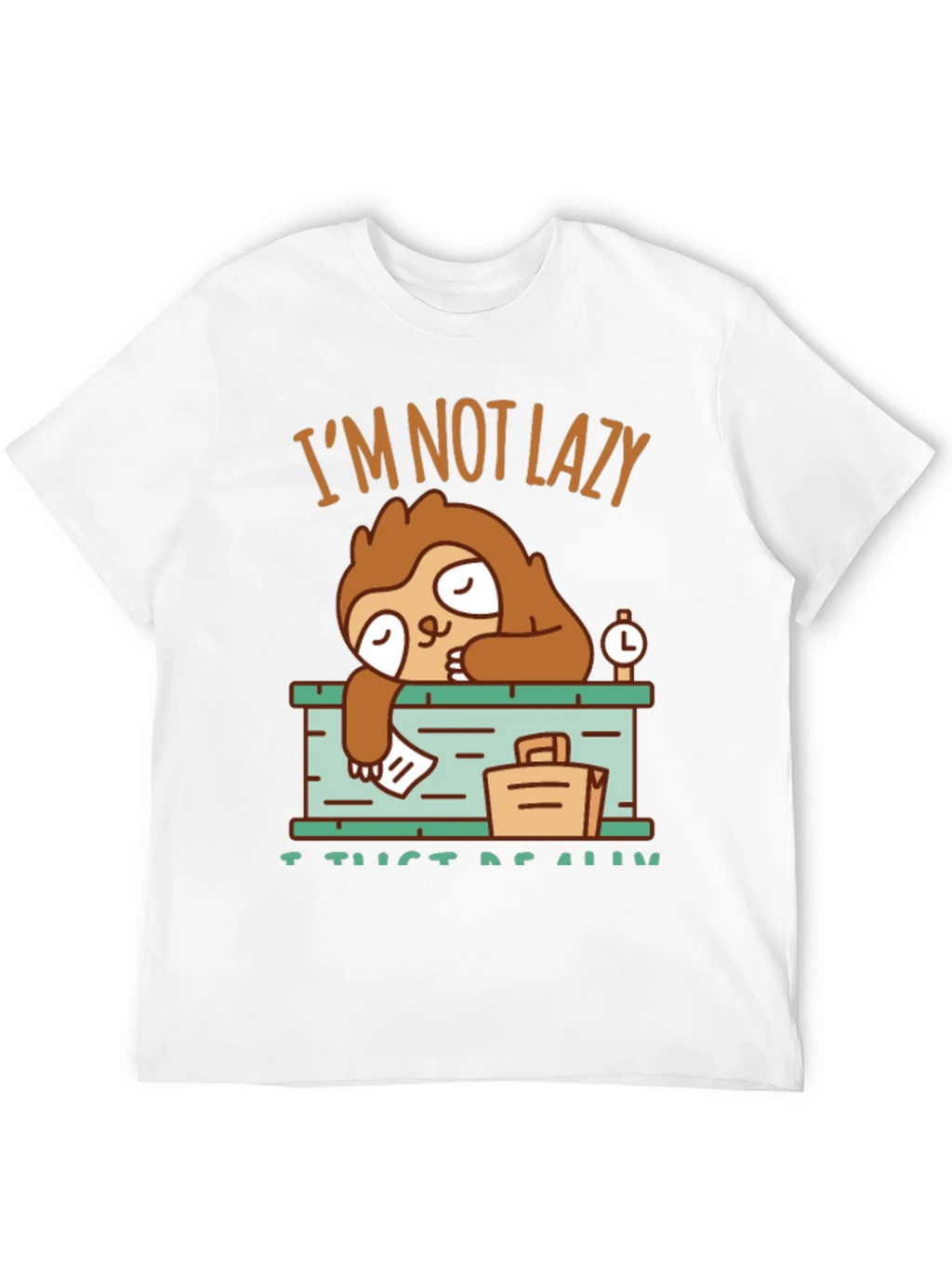 Lazy Sloth Graphic T-Shirt - I Just Need Rest! product image 11