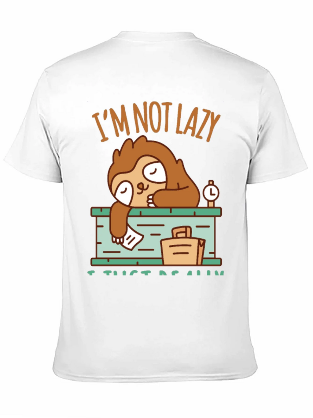 Lazy Sloth Graphic T-Shirt - I Just Need Rest! product image 10