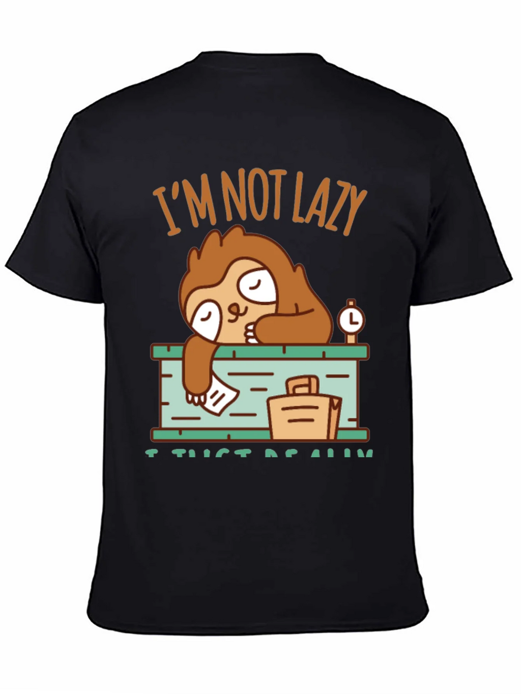 Lazy Sloth Graphic T-Shirt - I Just Need Rest! product image 4