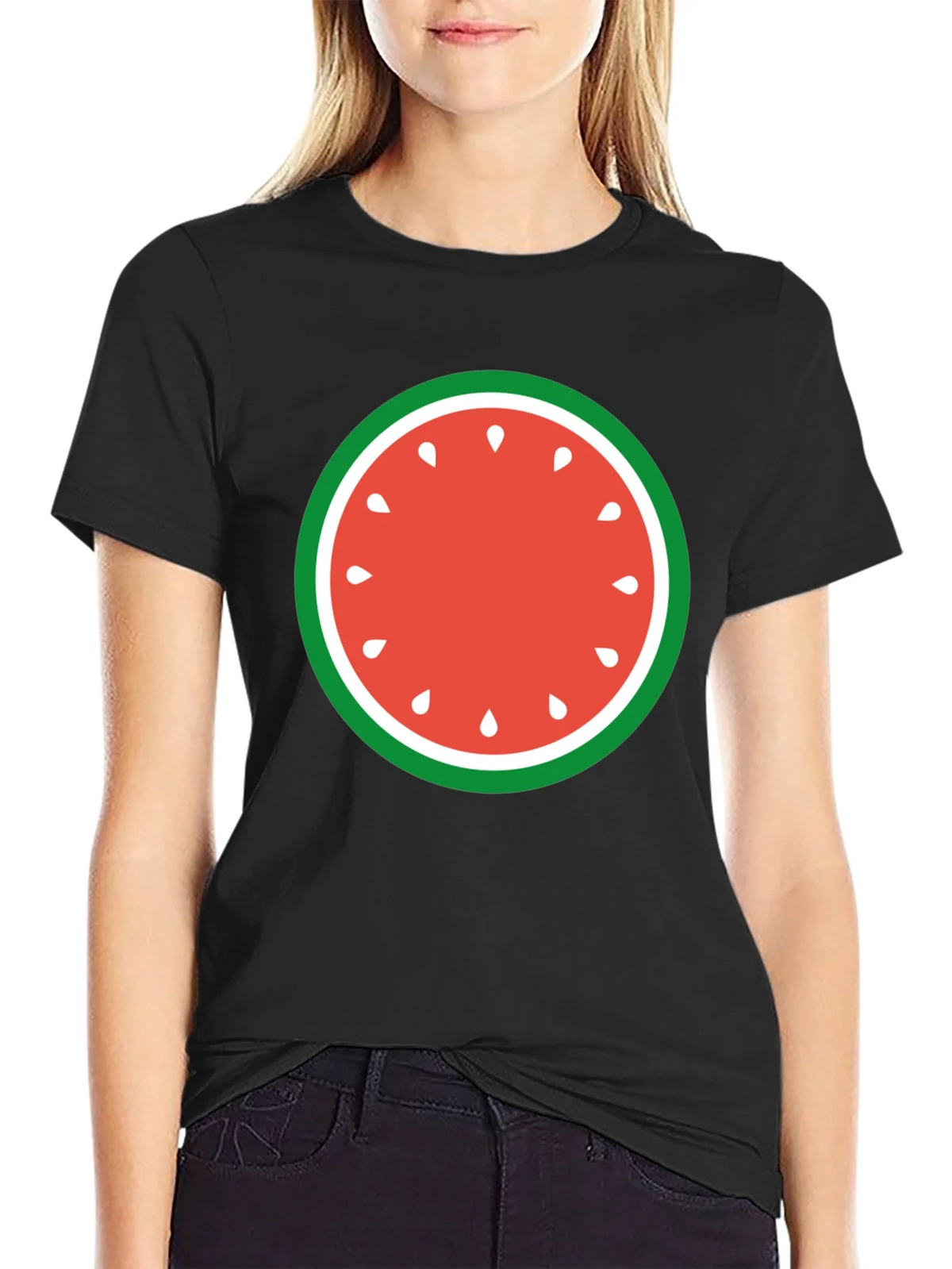 Watermelon Slice Graphic Tee - Fun Summer Style product image 2
