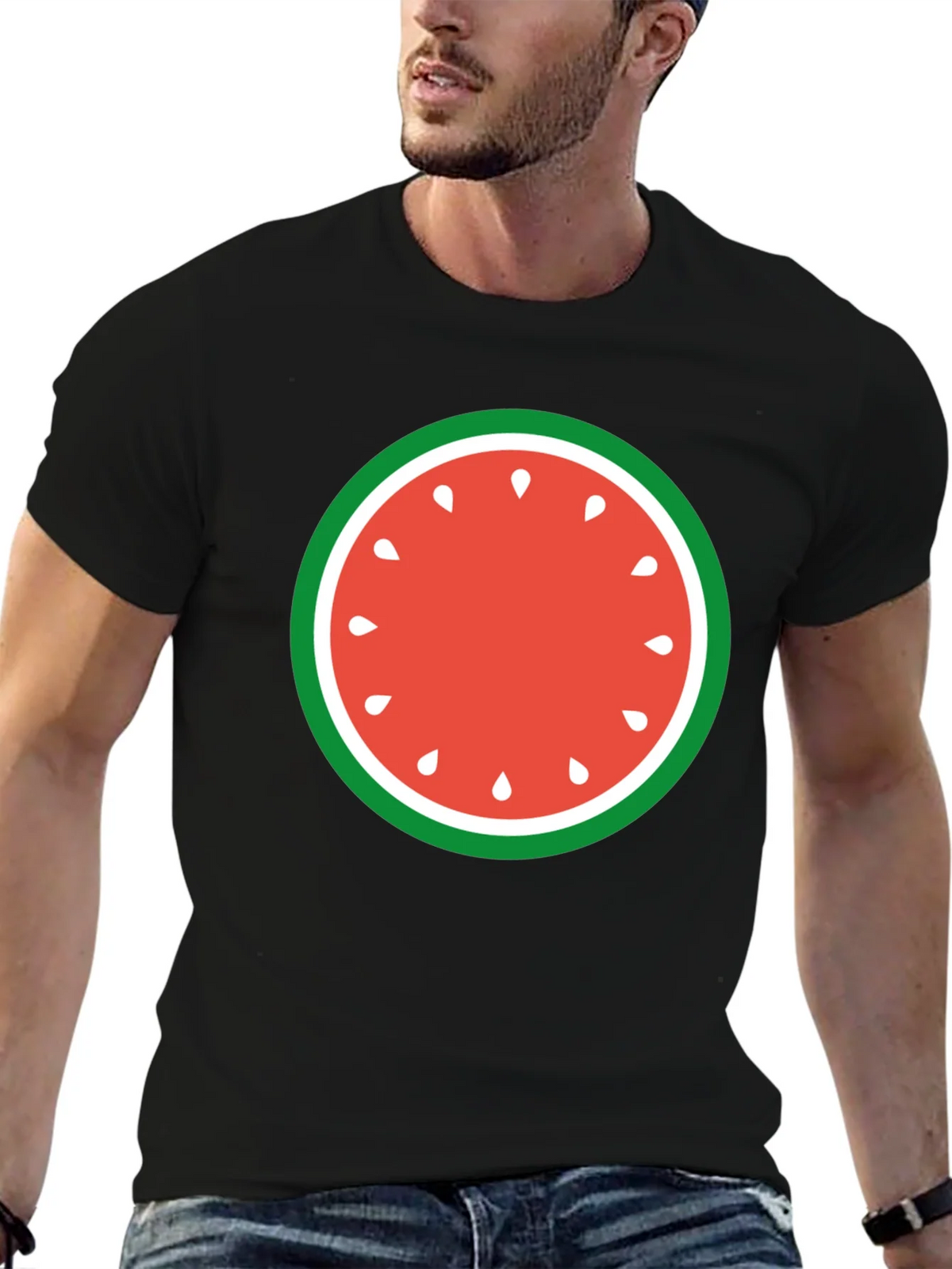 Watermelon Slice Graphic Tee - Fun Summer Style product image 6