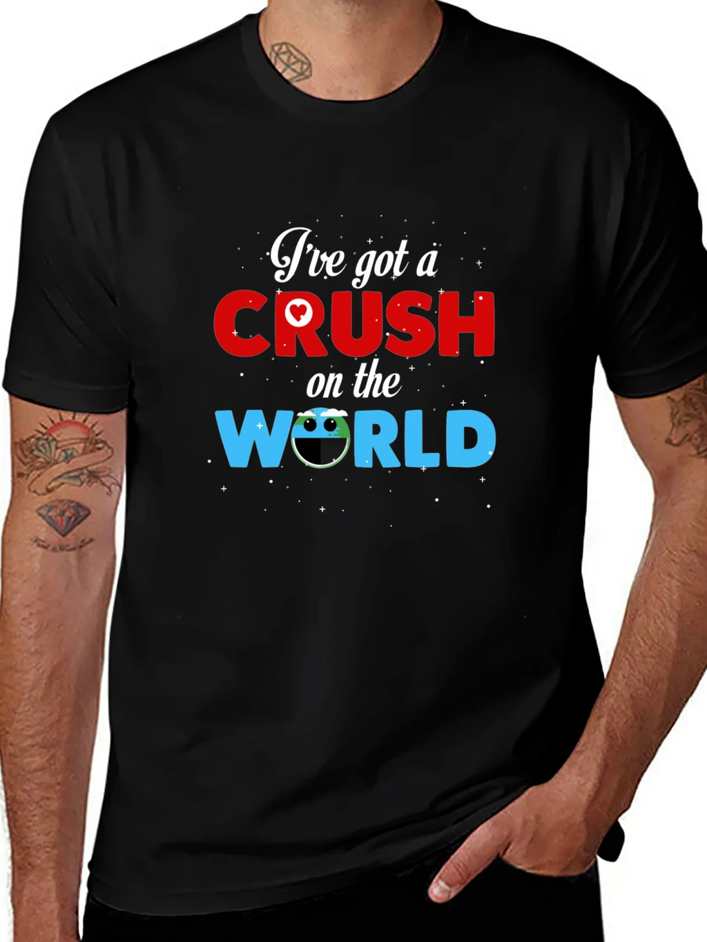 Crush On The World Graphic T-Shirt product image 1