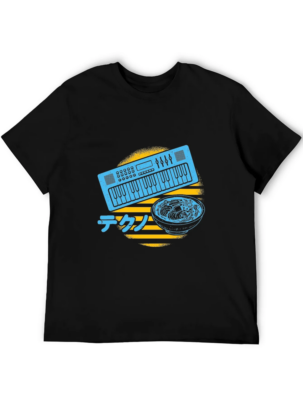 Synth Ramen T-Shirt - Musical Japanese Foodie Tee product image 4