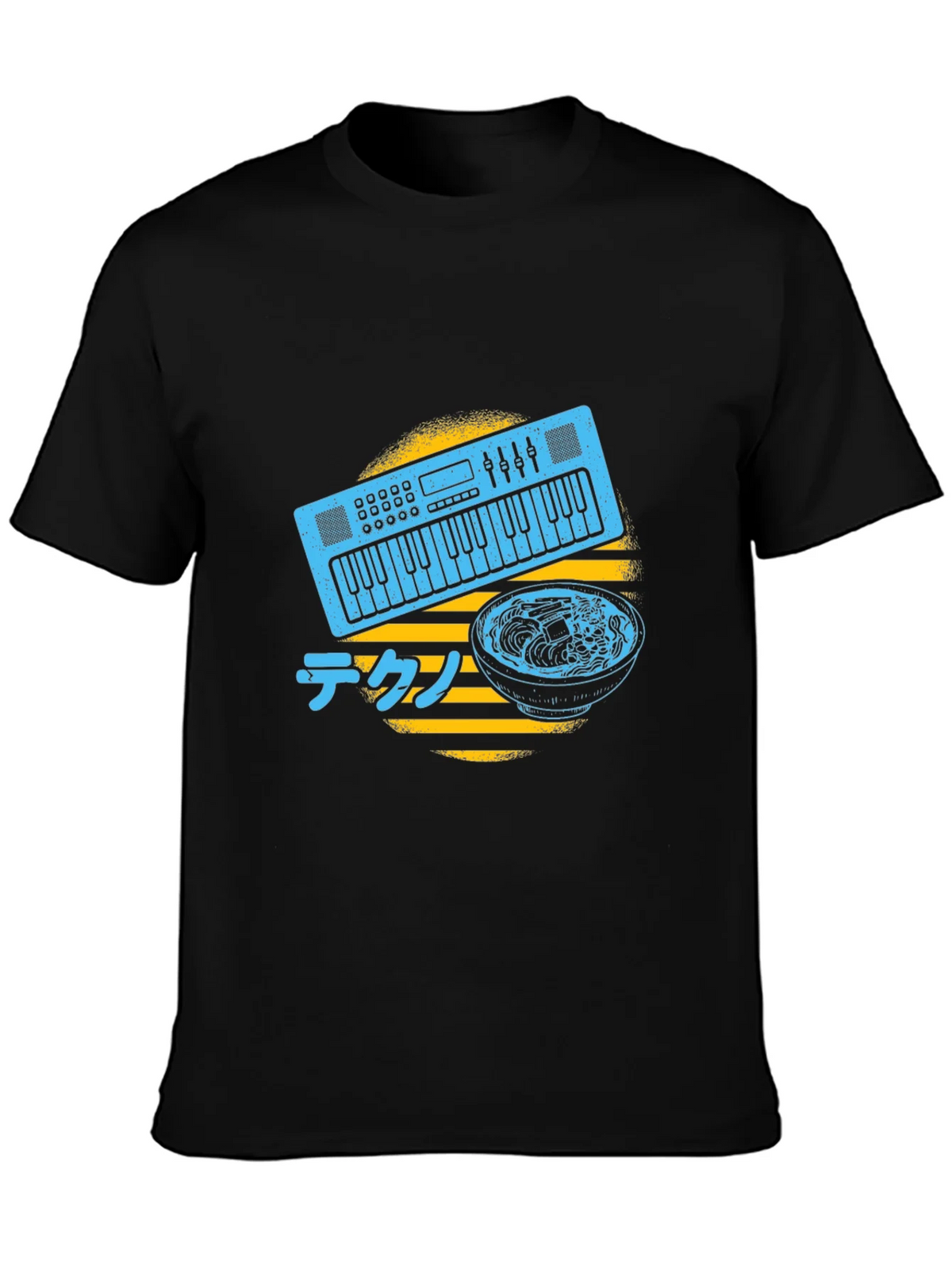 Synth Ramen T-Shirt - Musical Japanese Foodie Tee product image 2