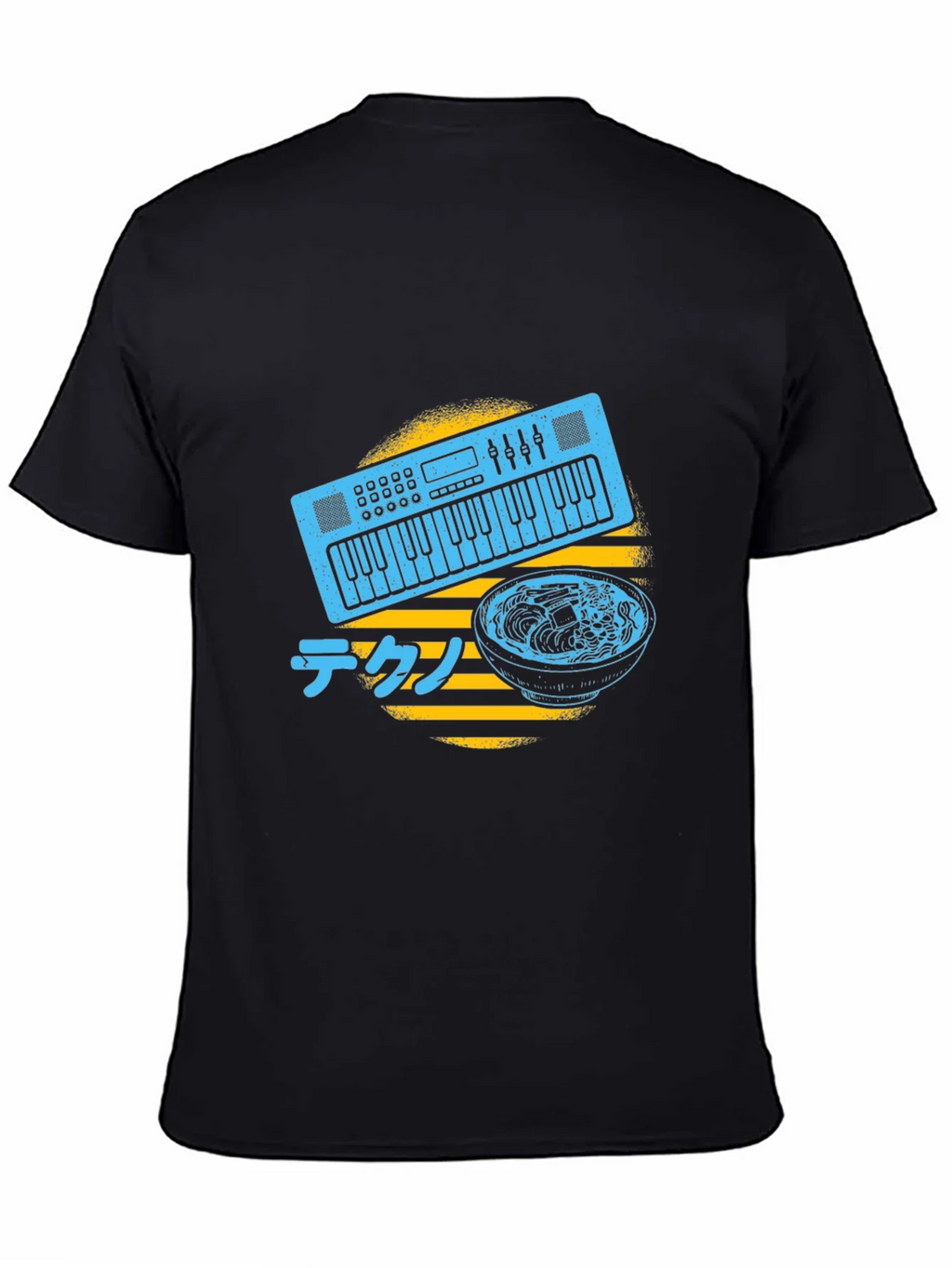 Synth Ramen T-Shirt - Musical Japanese Foodie Tee product image 3