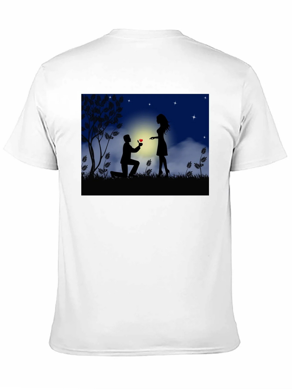 Romantic Proposal Graphic T-Shirt product image 10
