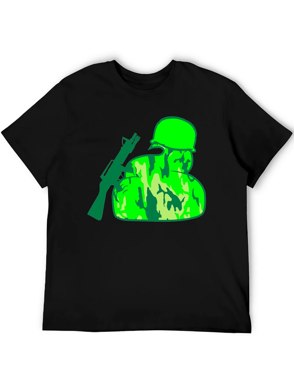 Camouflage Soldier Graphic T-Shirt product image 5