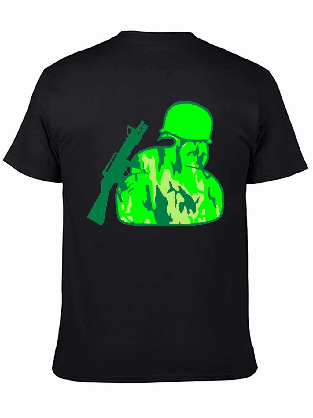 Camouflage Soldier Graphic T-Shirt product image 4
