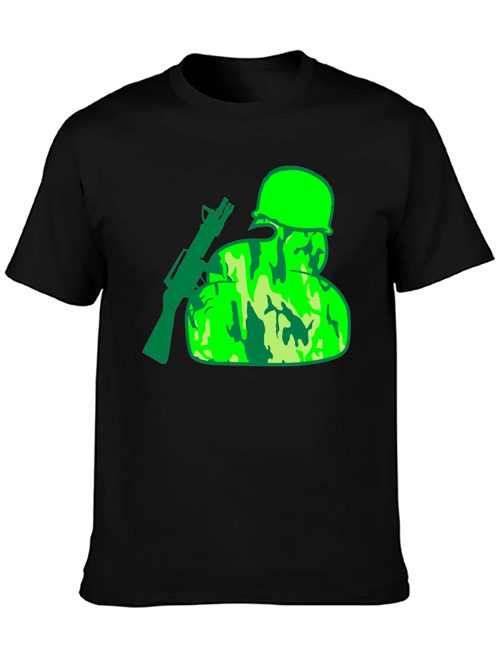 Camouflage Soldier Graphic T-Shirt product image 3