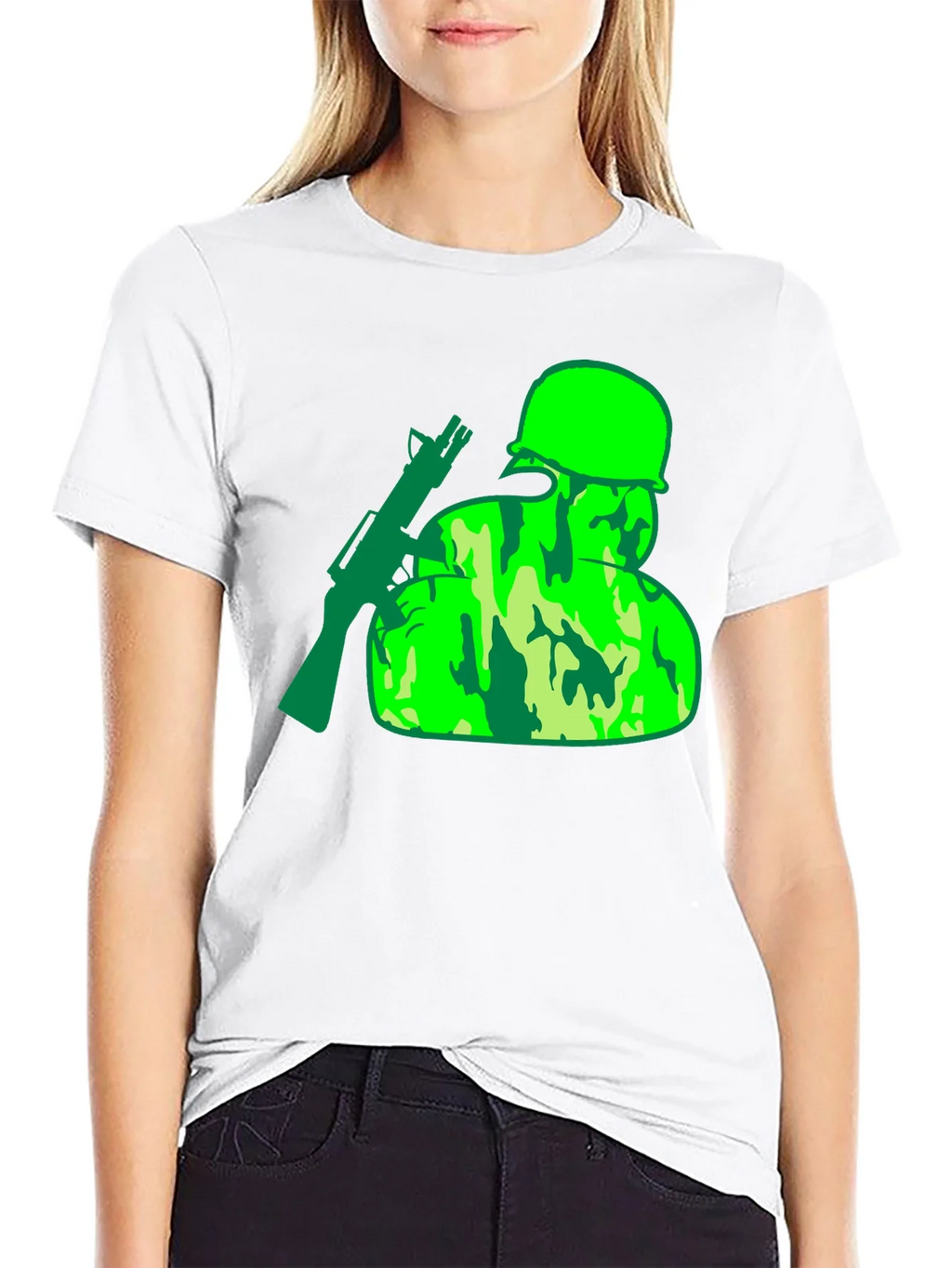 Camouflage Soldier Graphic T-Shirt product image 8