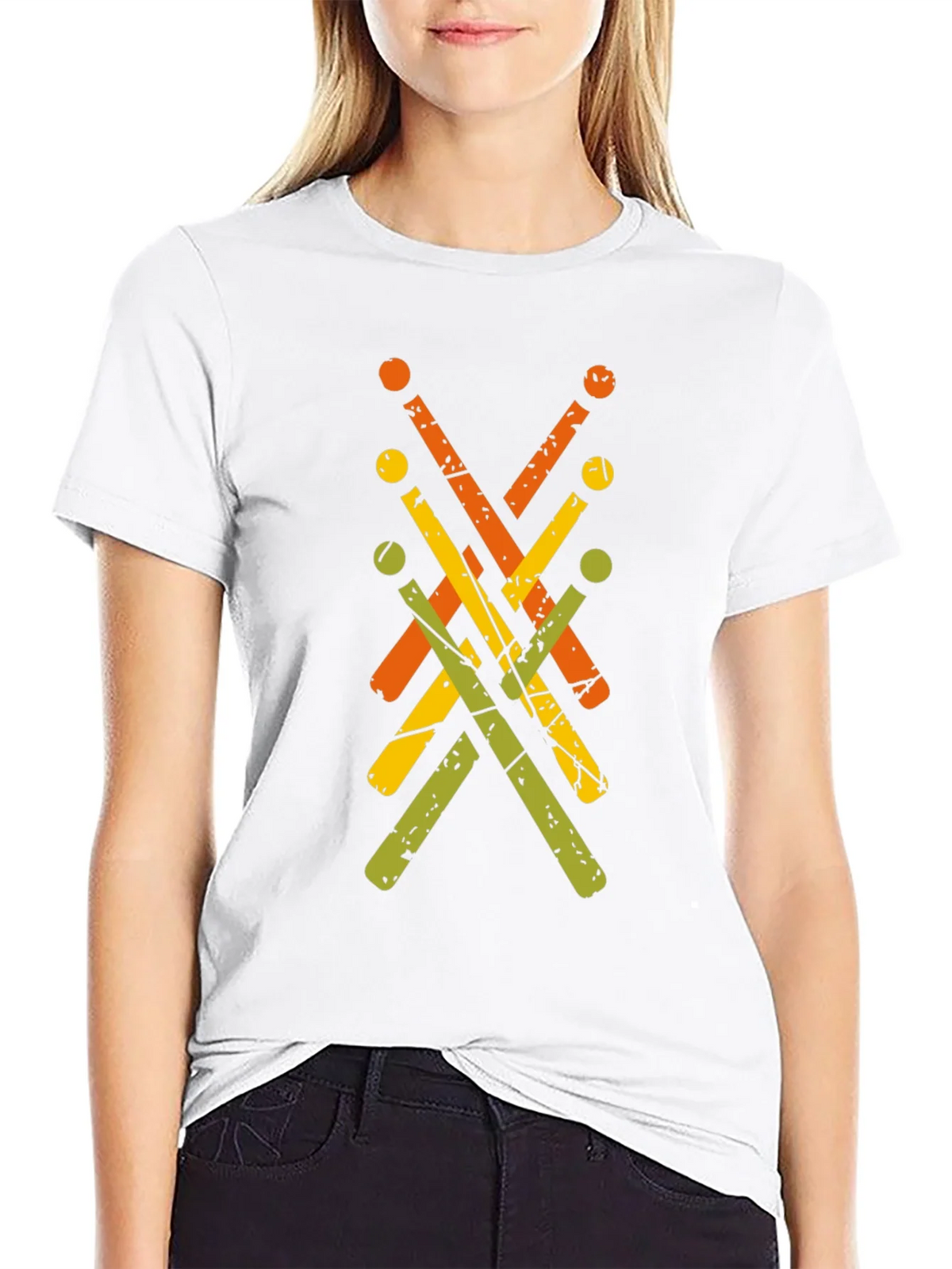 Retro Drumsticks Graphic Tee product image 8