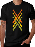 Retro Drumsticks Graphic Tee product image 1