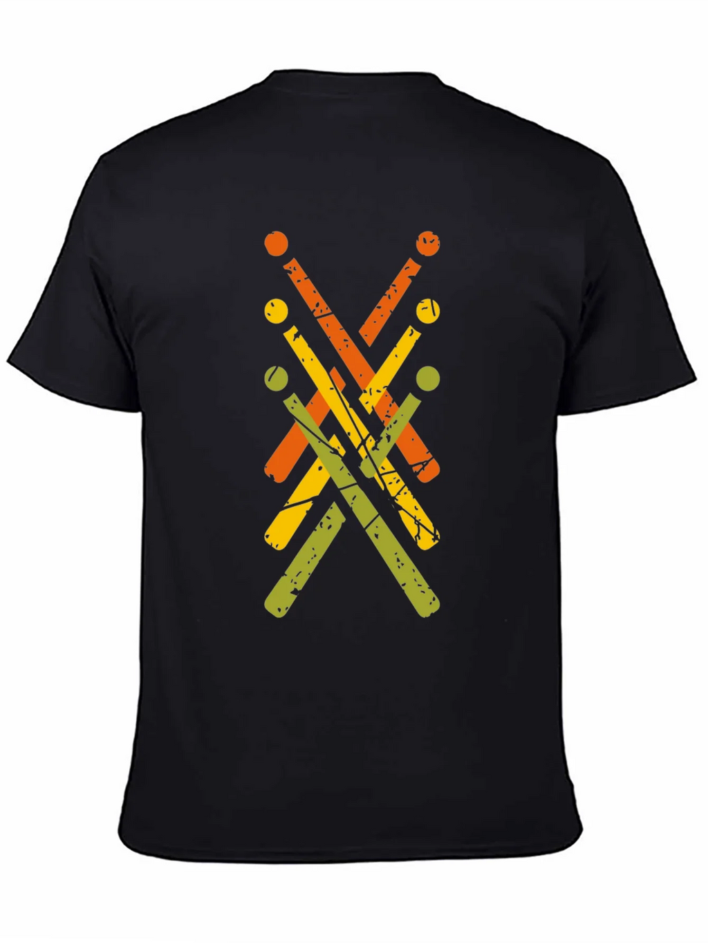Retro Drumsticks Graphic Tee product image 4