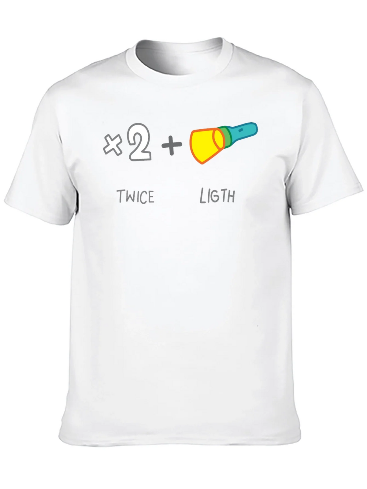 Twice The Light T-Shirt - Funny Pun Humor Tee product image 9