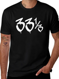 33 1/3 RPM Record Speed Graphic Tee product image 1