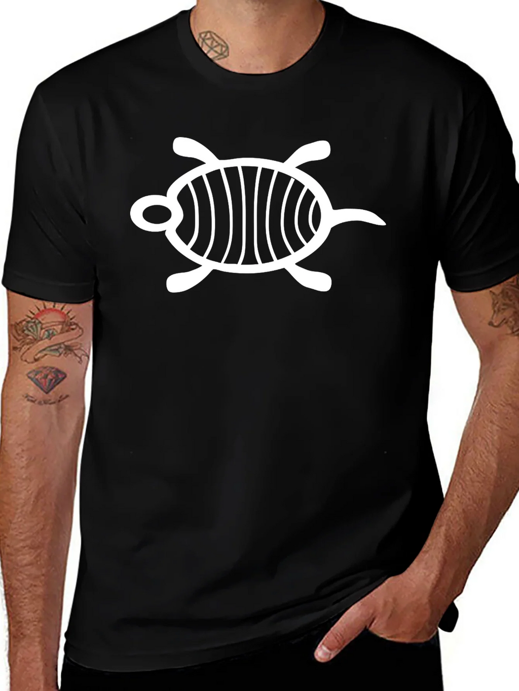 Black Turtle Graphic Tee - Soft Cotton Comfort product image 1