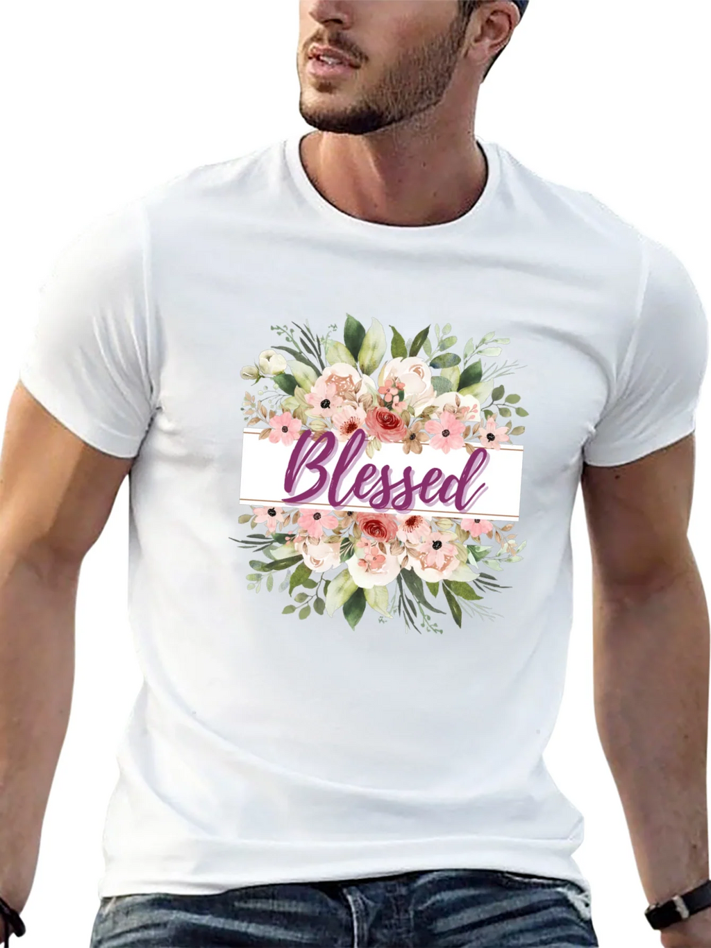 Blessed Floral T-Shirt - Stylish & Comfortable product image 12
