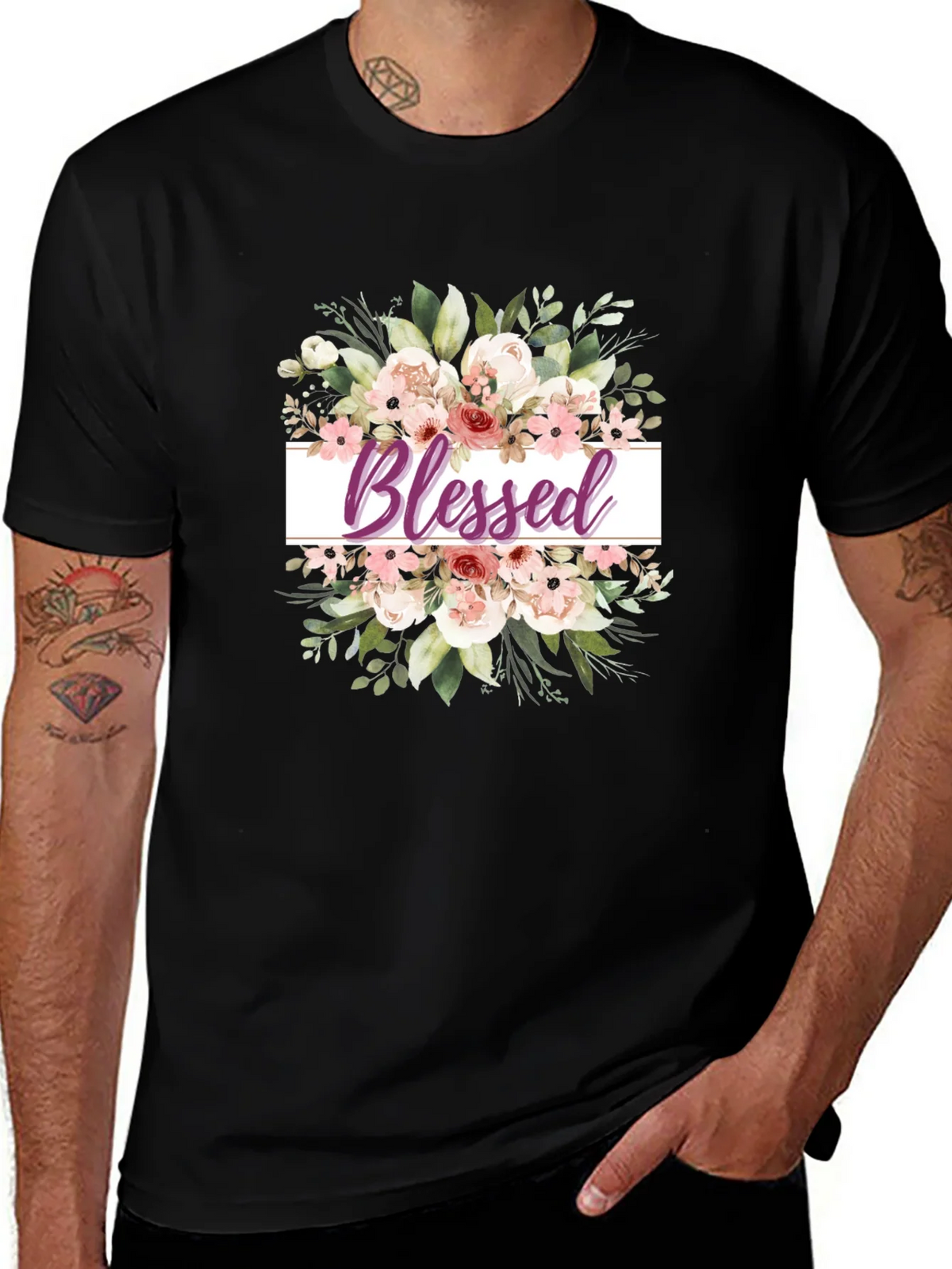 Blessed Floral T-Shirt - Stylish & Comfortable product image 1