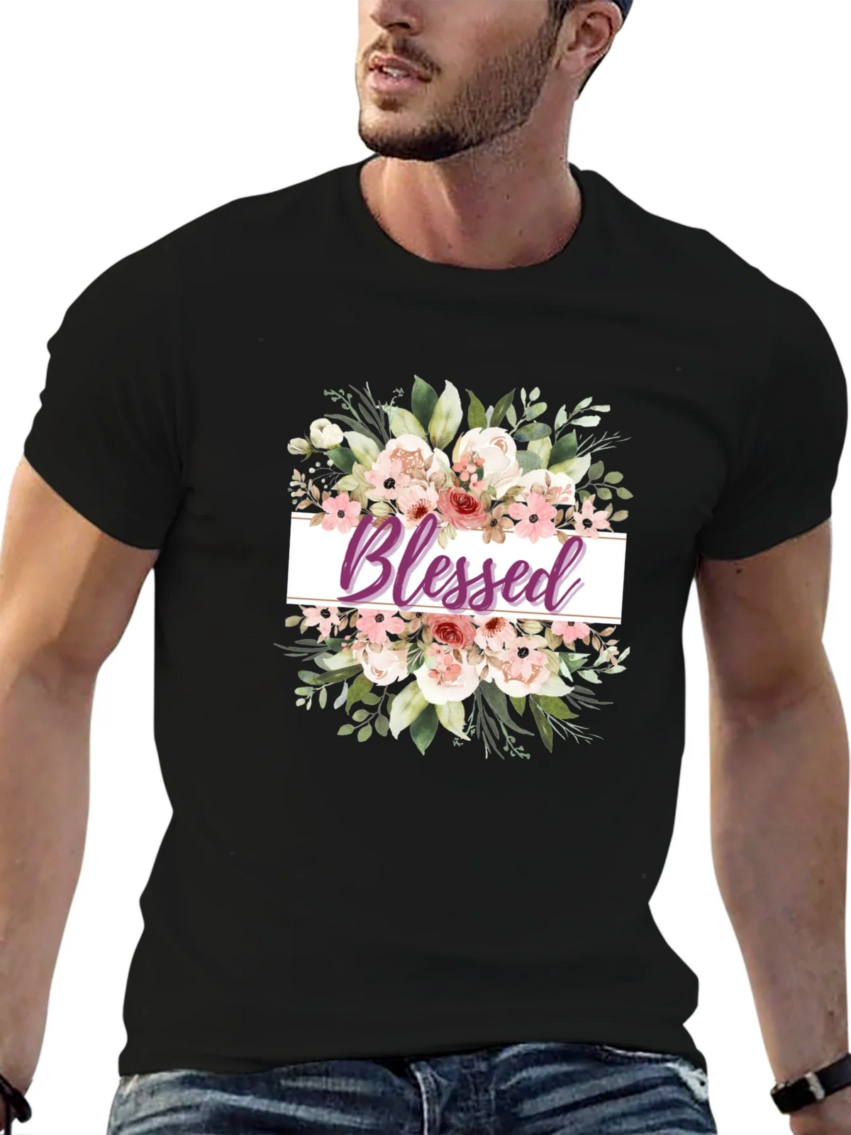 Blessed Floral T-Shirt - Stylish & Comfortable product image 6