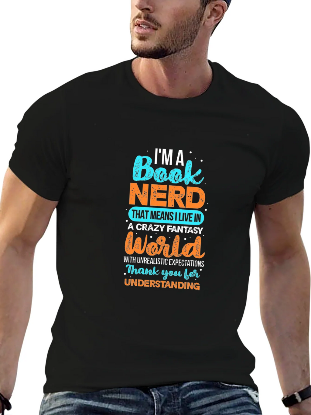 Book Nerd Fantasy World T-Shirt product image 6