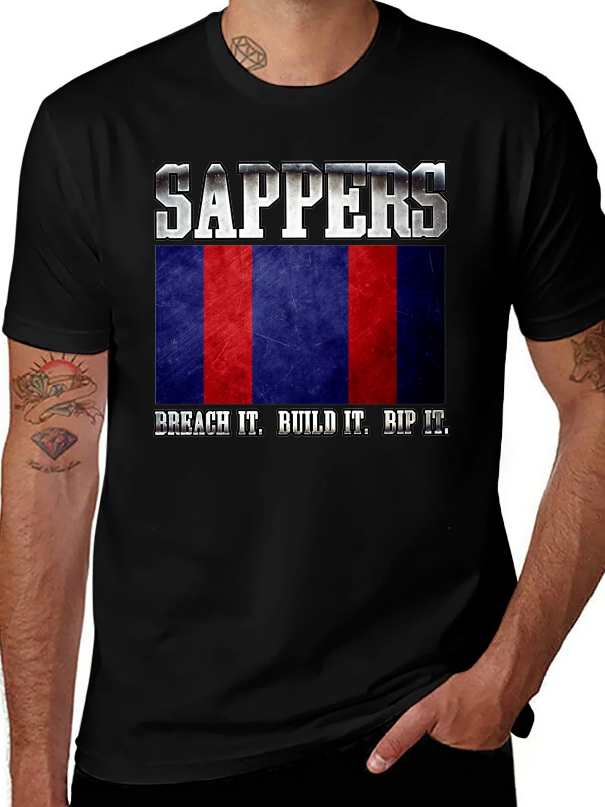 Sappers Military T-Shirt - Breach Build Bip product image 1