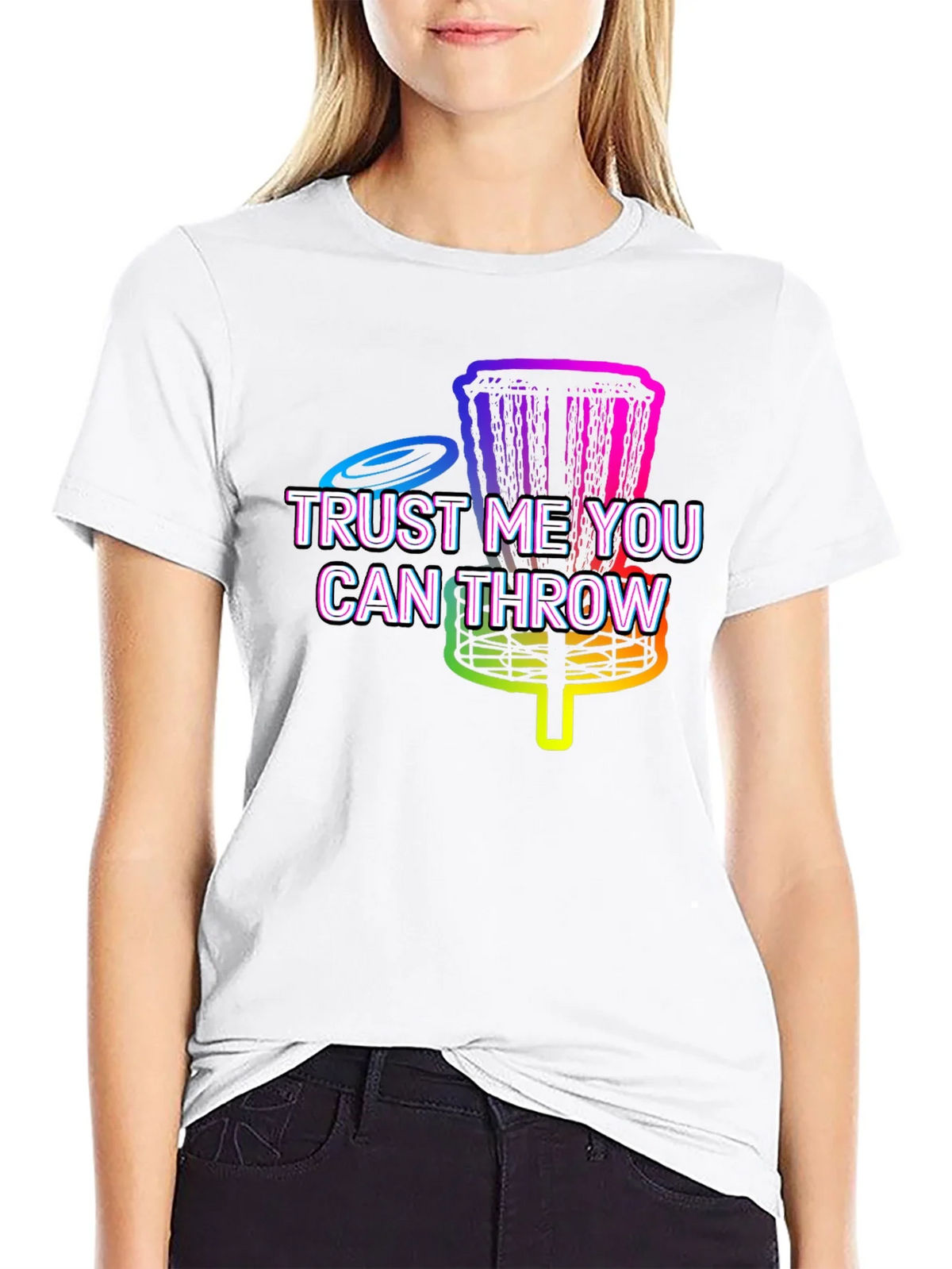 Trust Me You Can Throw Disc Golf T-Shirt product image 8