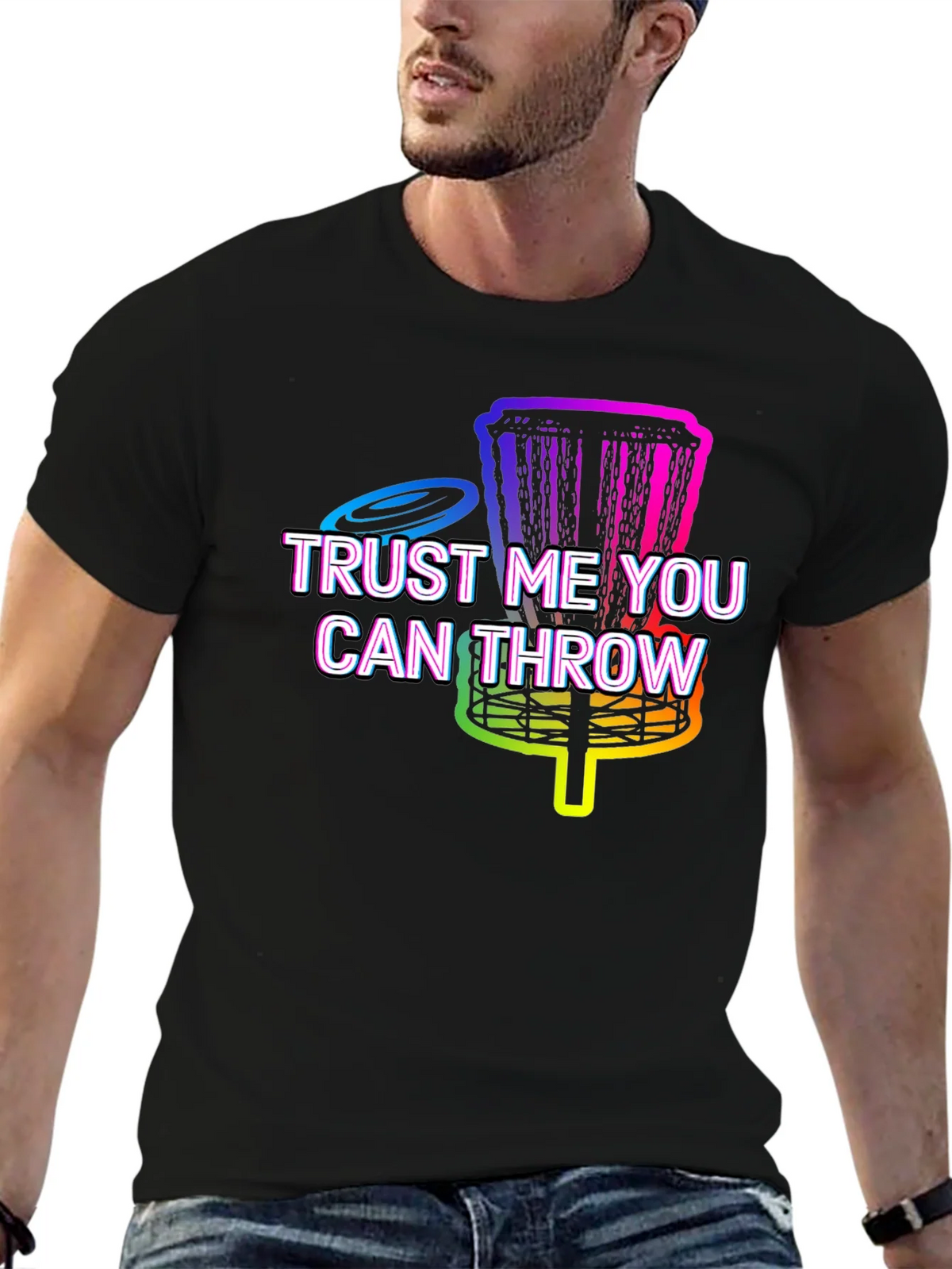 Trust Me You Can Throw Disc Golf T-Shirt product image 6