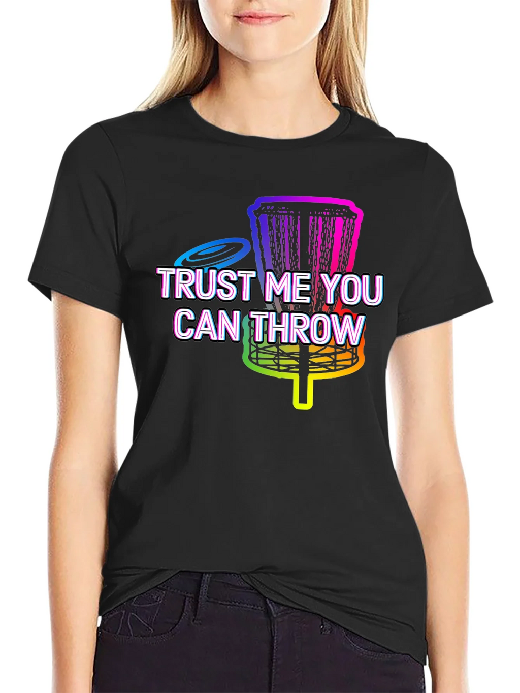 Trust Me You Can Throw Disc Golf T-Shirt product image 2