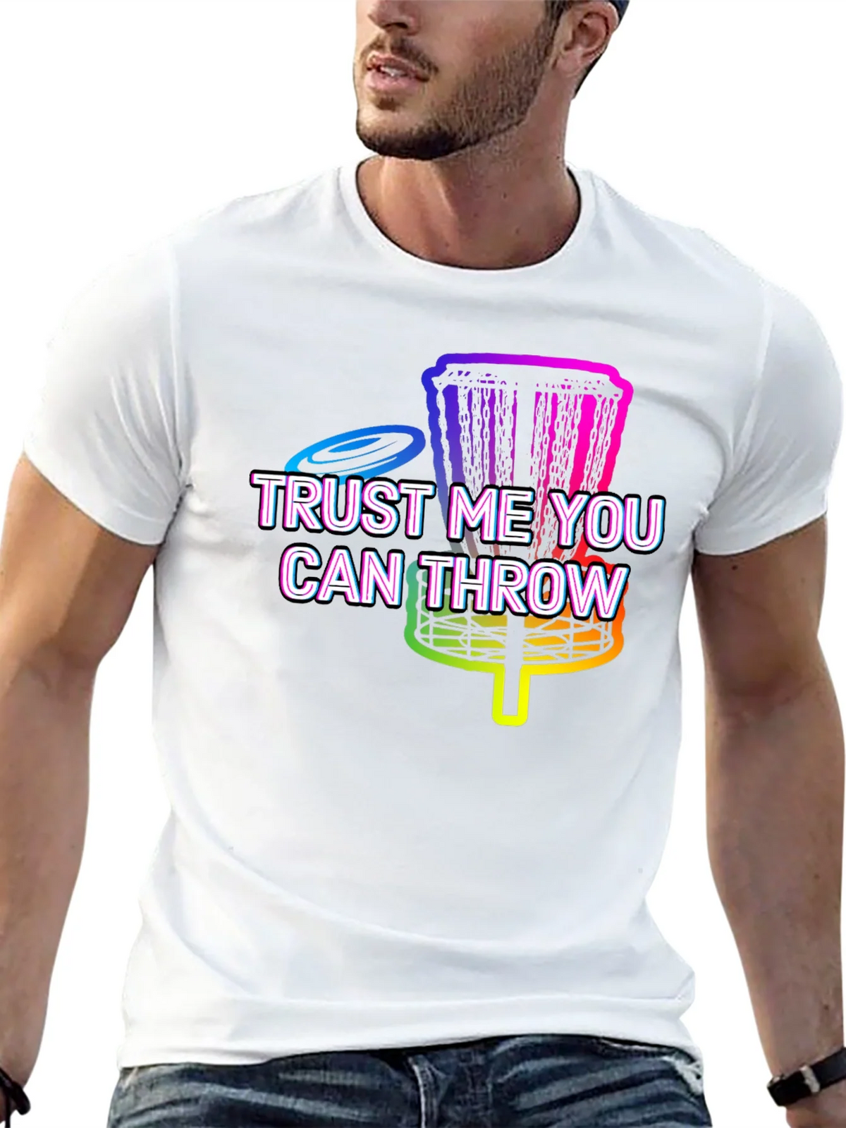 Trust Me You Can Throw Disc Golf T-Shirt product image 12