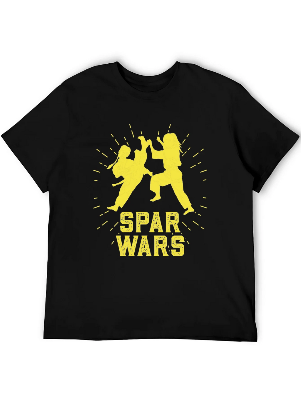 Spar Wars Black T-Shirt - Martial Arts Combat Tee product image 5