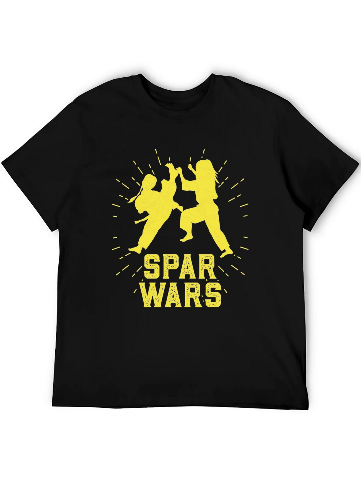 Spar Wars Black T-Shirt - Martial Arts Combat Tee product image 5