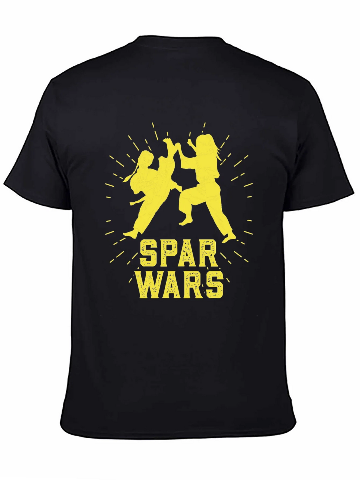 Spar Wars Black T-Shirt - Martial Arts Combat Tee product image 4